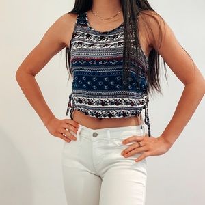 ☆double cinched tank top